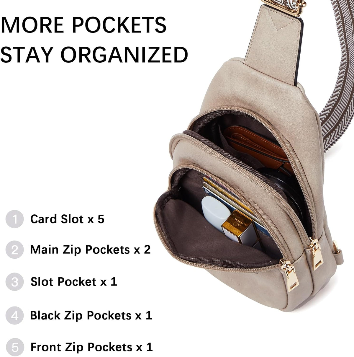 Chantal — crossbodytas met verstelbare band