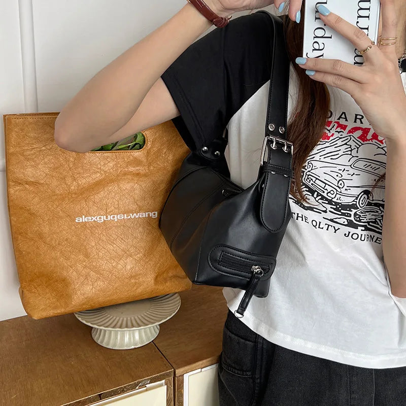 Aleijda — handtas met gouden beslag