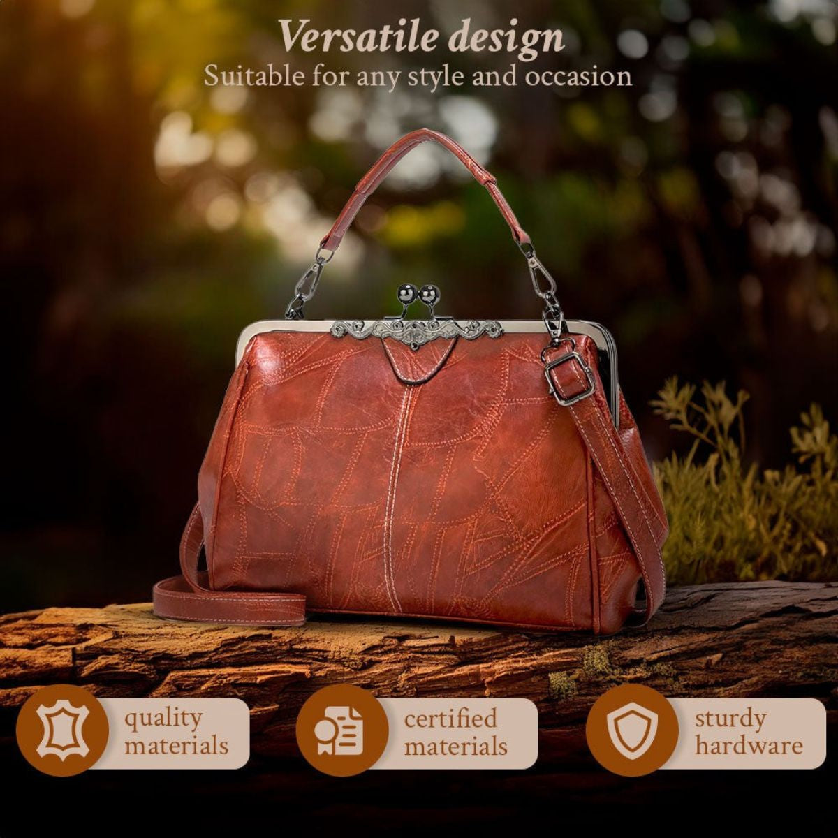 Hillechien — handtas met magneetsluiting